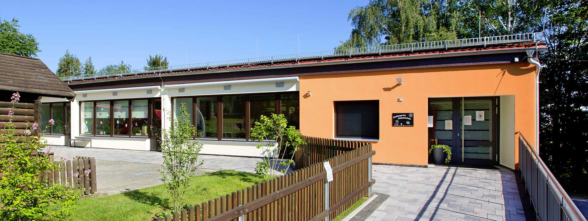 Außenansicht der Kindertagesstätte Landau