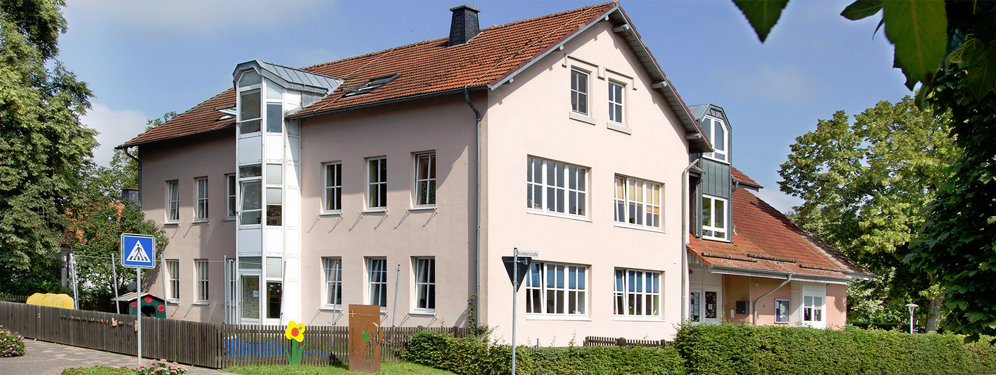 Außenansicht der Kindertagesstätte Bad Arolsen - Rauchstraße