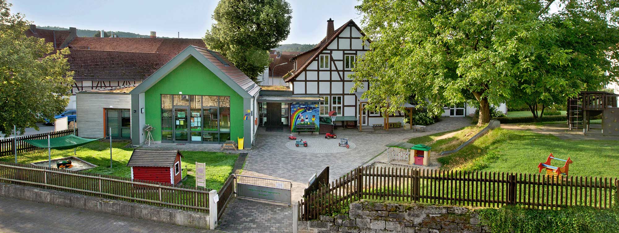 Aussnenansicht der Kindertagesstätte Twistetal - Berndorf